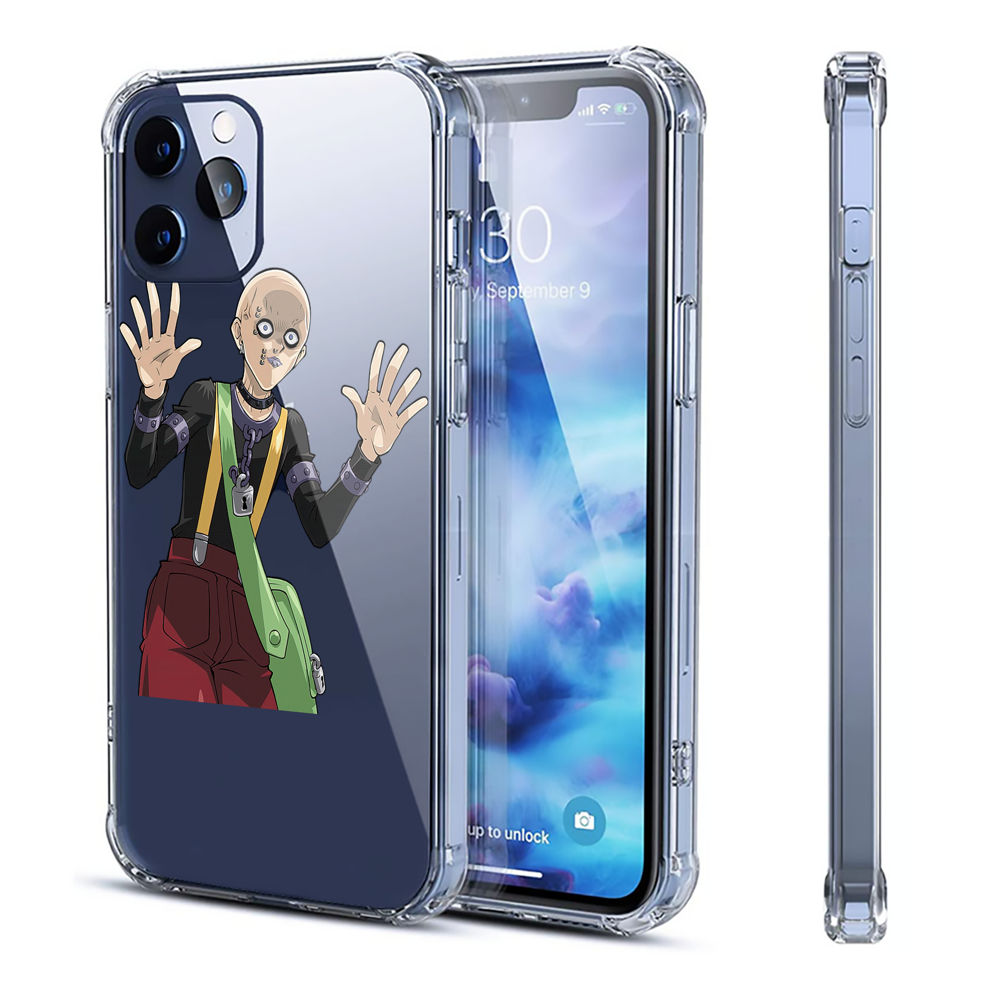 （画像用） 遊☆戯☆王 Yu-Gi-Oh! 【iPhone 12シリーズ対応】透明スマホケース（クリアソフトケース）